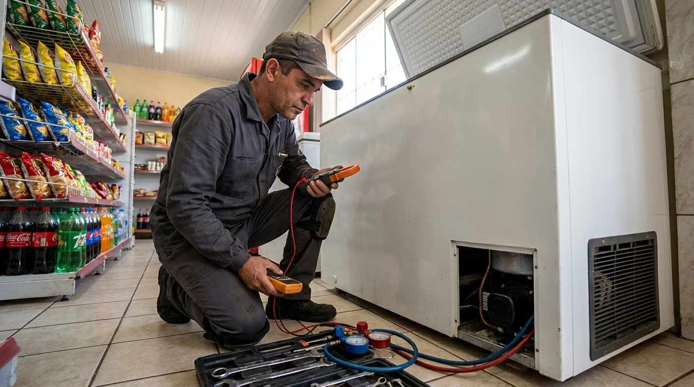 Conserto de placa eletrônica de freezer em Volta Redonda‑RJ